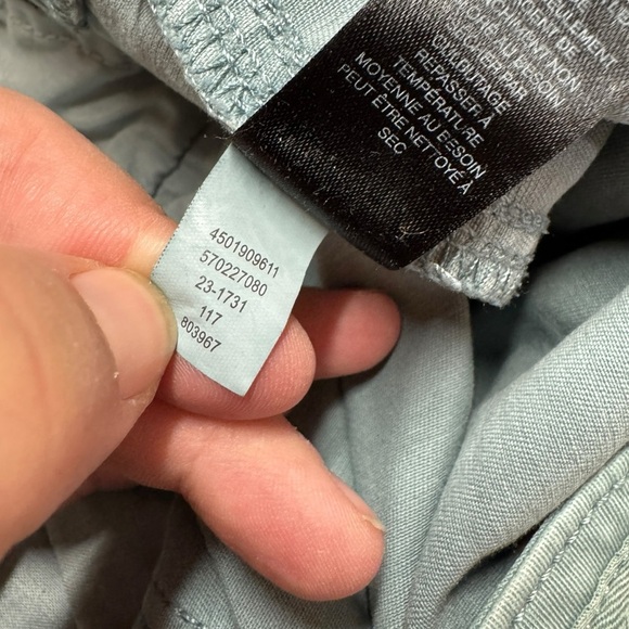 White House Black Market The Straight Crop green chino ankle pants women’s 12 - Picture 10 of 14